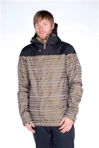 HOLDEN WESTON STRIPE JACKET IN CINDER AND OLIVE
