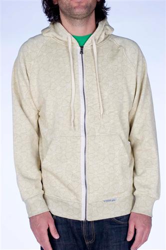 HOLDEN LOTUS ZIP HOODED SWEATSHIRT IN CANVAS
