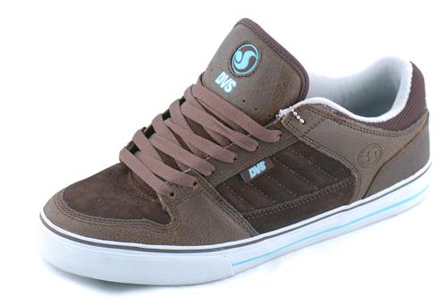 DVS MUNITION CT SHOE IN BROWN LEATHER