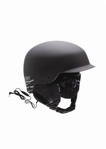 RED MUTINY AUDIO SNOW HELMET IN BLACK