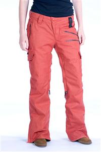HOLDEN WOMEN'S ARCADE CARGO PANTS IN BURNT HENNA AND TOMATO ORANGE