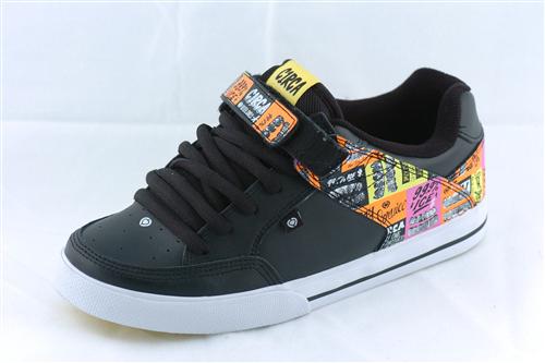 CIRCA 205 VULC SHOE IN BLACK/GRILLZ PRINT