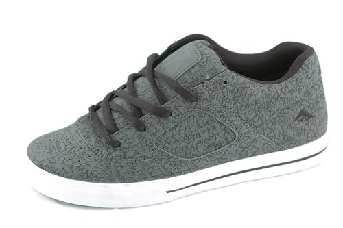 EMERICA REYNOLDS 3 BLACK, GREY AND GREY SHOES
