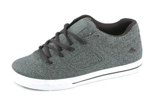 EMERICA REYNOLDS 3 BLACK, GREY AND GREY SHOES