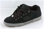 EMERICA AR SLIM SHOES IN BLACK, GREY, AND SILVER