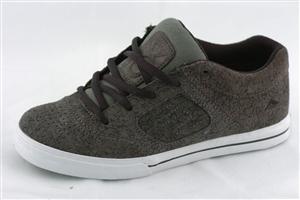 EMERICA KIDS REYNOLDS 3 SHOES IN BLACK, GREY AND GREY