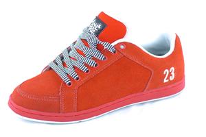 ETNIES SAL 23 IN4MATION SHOES IN RED AND WHITE