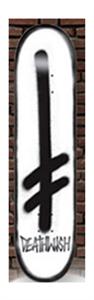 DEATHWISH GANG LOGO SKATEBOARD DECK IN WHITE