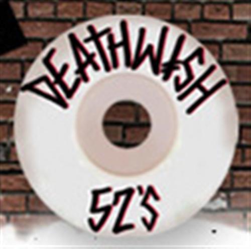 DEATHWISH DEATHSPRAY WHEELS 52MM THIN CUT WHITE