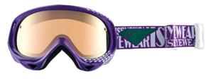 IS DESIGN TADASHI FUSE TEAM SERIES STRIKE GOGGLES PURPLE/BRONZE MIRROR LENS