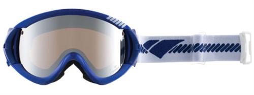 IS DESIGN LOGO SERIES TYPE-R GOGGLES WITH ROYAL NAVE FRAMES AND A SILVER MIRROR LENS