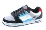 DVS SKATE BAR SERIES SHOES IN ZERED (NAVY/WHITE SUEDE)