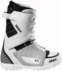 32 (THIRTY TWO) LASHED BOOT IN WHITE AND BLACK