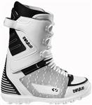 32 (THIRTY TWO) LASHED BOOT IN WHITE AND BLACK