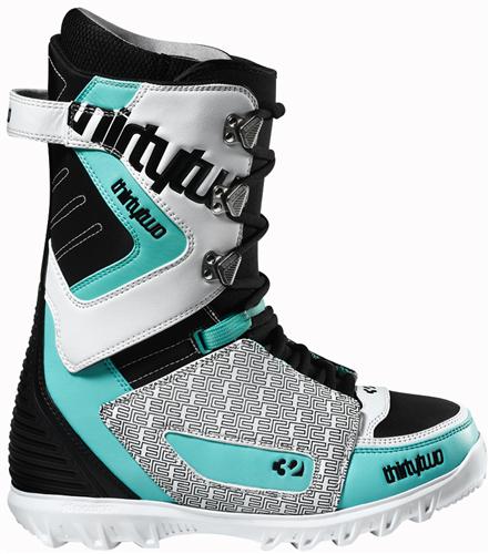 32 (THIRTY TWO) LASHED BOOT IN WHITE AND MINT
