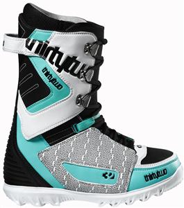 32 (THIRTY TWO) LASHED BOOT IN WHITE AND MINT
