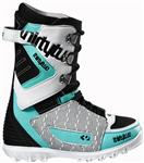 32 (THIRTY TWO) LASHED BOOT IN WHITE AND MINT