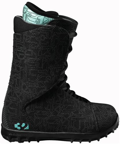 32 (THIRTY TWO) WOMEN'S ULTRALIGHT BOOT IN BLACK AND MINT