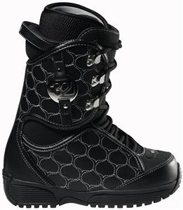 32 (THIRTY TWO) WOMEN'S NOVA BOOT IN BLACK AND SILVER