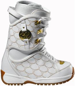 32 (THIRTY TWO) WOMEN'S NOVA BOOT IN WHITE AND GOLD