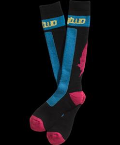 32 (THIRTY TWO) FEATHER HIGH BLACK SNOWBOARD SOCKS