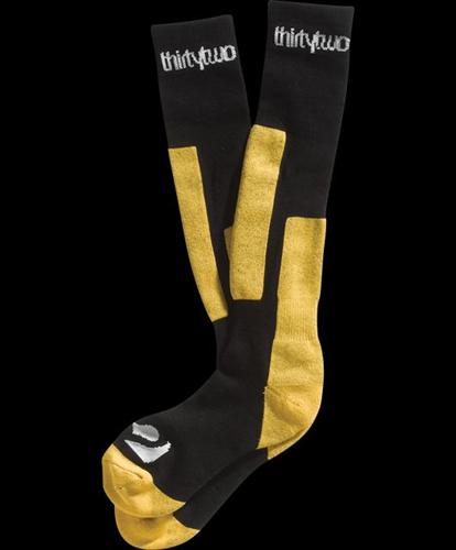 32 (THIRTY TWO) BLAZER SNOWBOARD SOCK IN BLACK