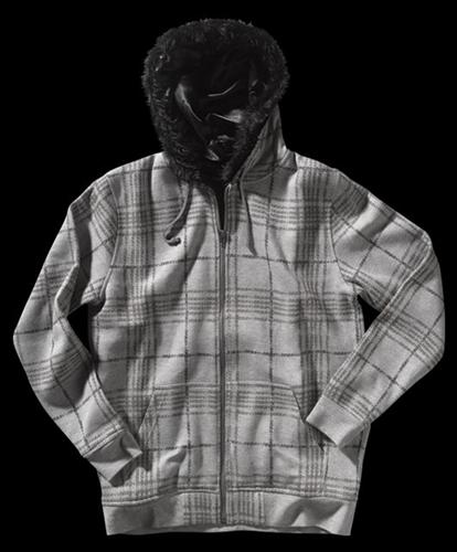 32 (THIRTY TWO) BASE ZIP SWEATSHIRT IN GREY HEATHER