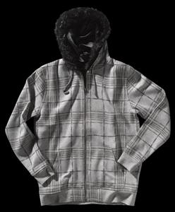 32 (THIRTY TWO) BASE ZIP SWEATSHIRT IN GREY HEATHER