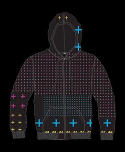 32 (THIRTY TWO) SUMMIT ZIP SWEATSHIRT IN BLACK