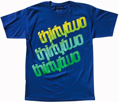 32 (THIRTY TWO) REPEAT T-SHIRT IN BLACK
