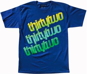 32 (THIRTY TWO) REPEAT T-SHIRT IN BLACK