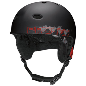 PROTEC B2 AUDIO SNOW HELMET IN ARGYLE BLACK
