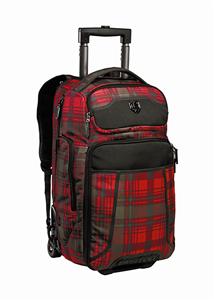 BURTON ROLLER PACK IN TRUE RED FLANNEL PLAID