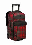 BURTON ROLLER PACK IN TRUE RED FLANNEL PLAID