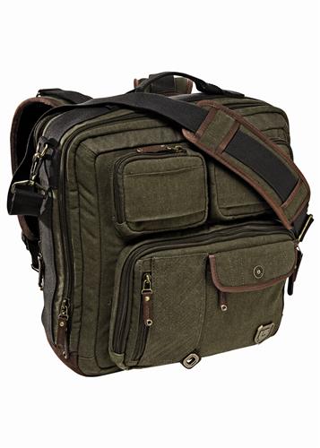 BURTON DJ MESSENGER BAG IN OLIVE