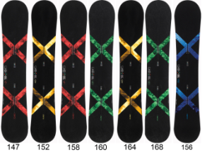 BURTON CUSTOM X SNOWBOARD