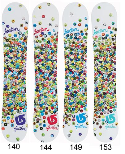 BURTON WOMEN'S FEATHER SNOWBOARD