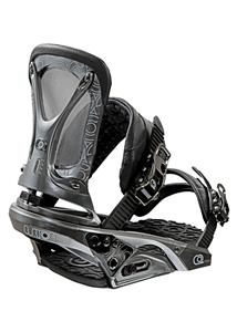BURTON CO2 SNOWBOARD BINDINGS IN BLACK AND CHROME