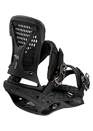 BURTON TRIAD SNOWBOARD BINDINGS IN BLACKED OUT