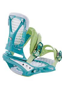 BURTON TRIAD SNOWBOARD BINDINGS IN MARINE GREEN