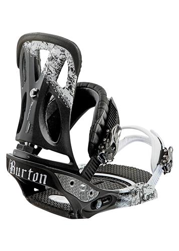 BURTON CARTEL SNOWBOARD BINDINGS IN MATTE BLACK