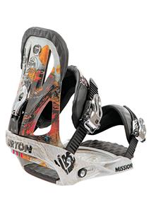 BURTON MISSION SNOWBOARD BINDINGS IN ANGRY ARTIST