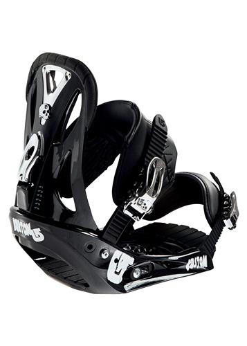 BURTON CUSTOM SNOWBOARD BINDINGS IN BLACK
