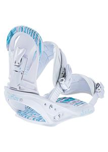 BURTON GIRL'S STILETTO SMALLS SNOWBOARD BINDINGS IN WHITE