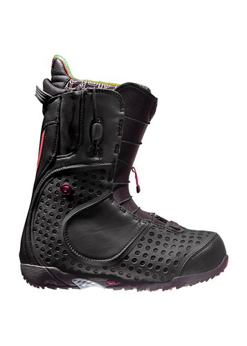 BURTON ION SNOWBOARD BOOTS IN BLACK AND RED