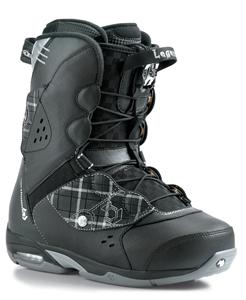 NORTHWAVE LEGEND SL SNOWBOARD BOOTS IN BLACK AND SILVER