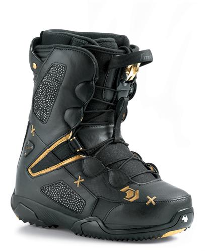 NORTHWAVE WOMEN'S FREEDOM SL SNOWBOARD BOOTS IN BLACK AND GOLD