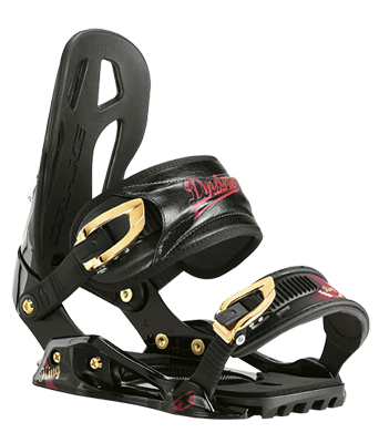DRAKE KING SNOWBOARD BINDINGS IN BLACK