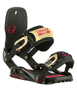 DRAKE DTM SNOWBOARD BINDINGS IN BLACK AND DENIM