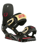 DRAKE DTM SNOWBOARD BINDINGS IN BLACK AND DENIM
